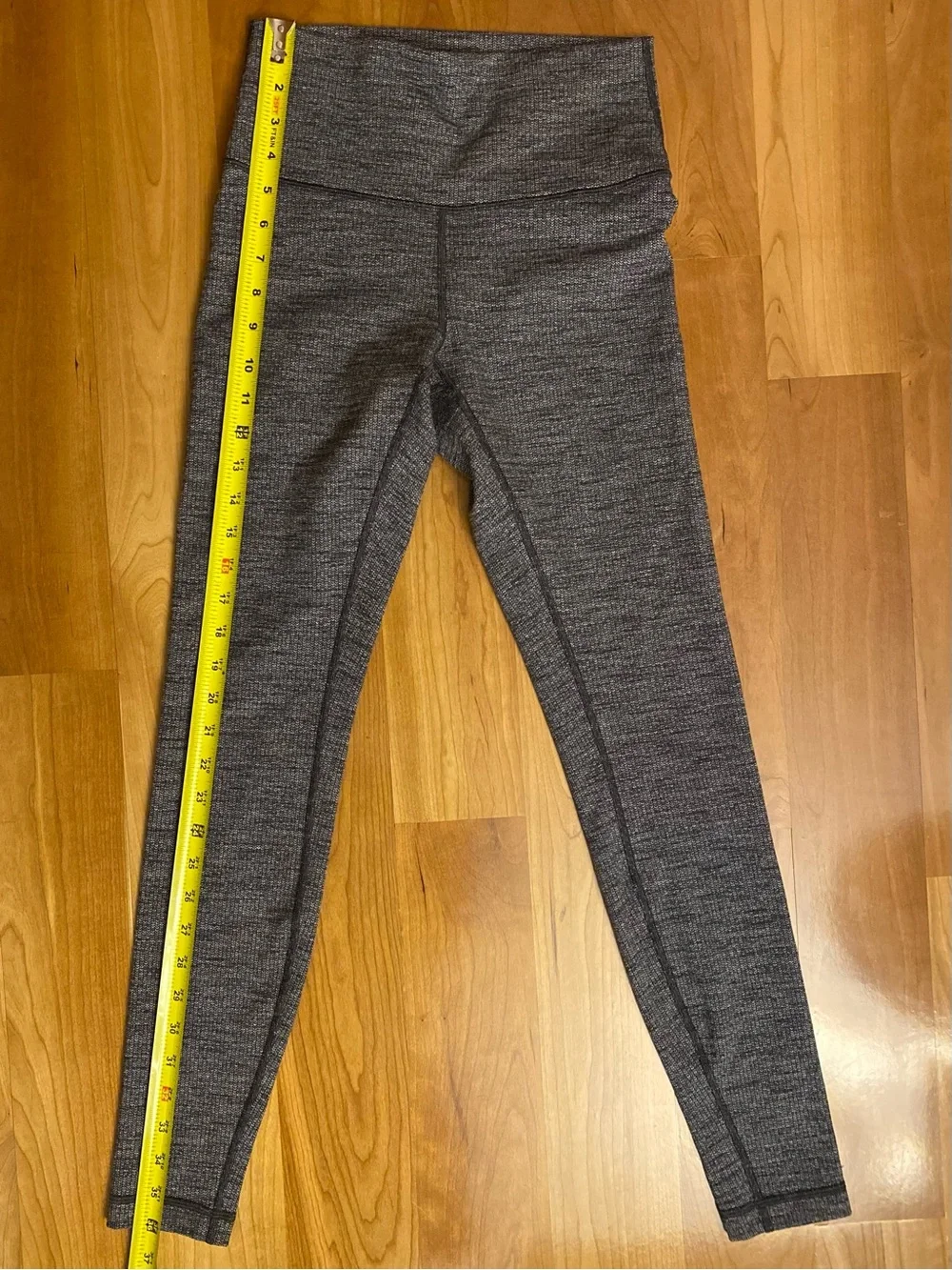 lululemon Heathered Charcoal Wunder Under High-Rise Leggings